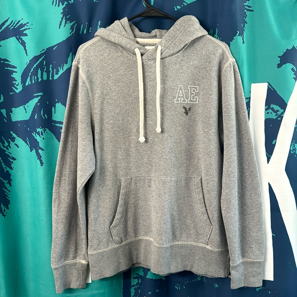 American eagle grey men’s hoodie